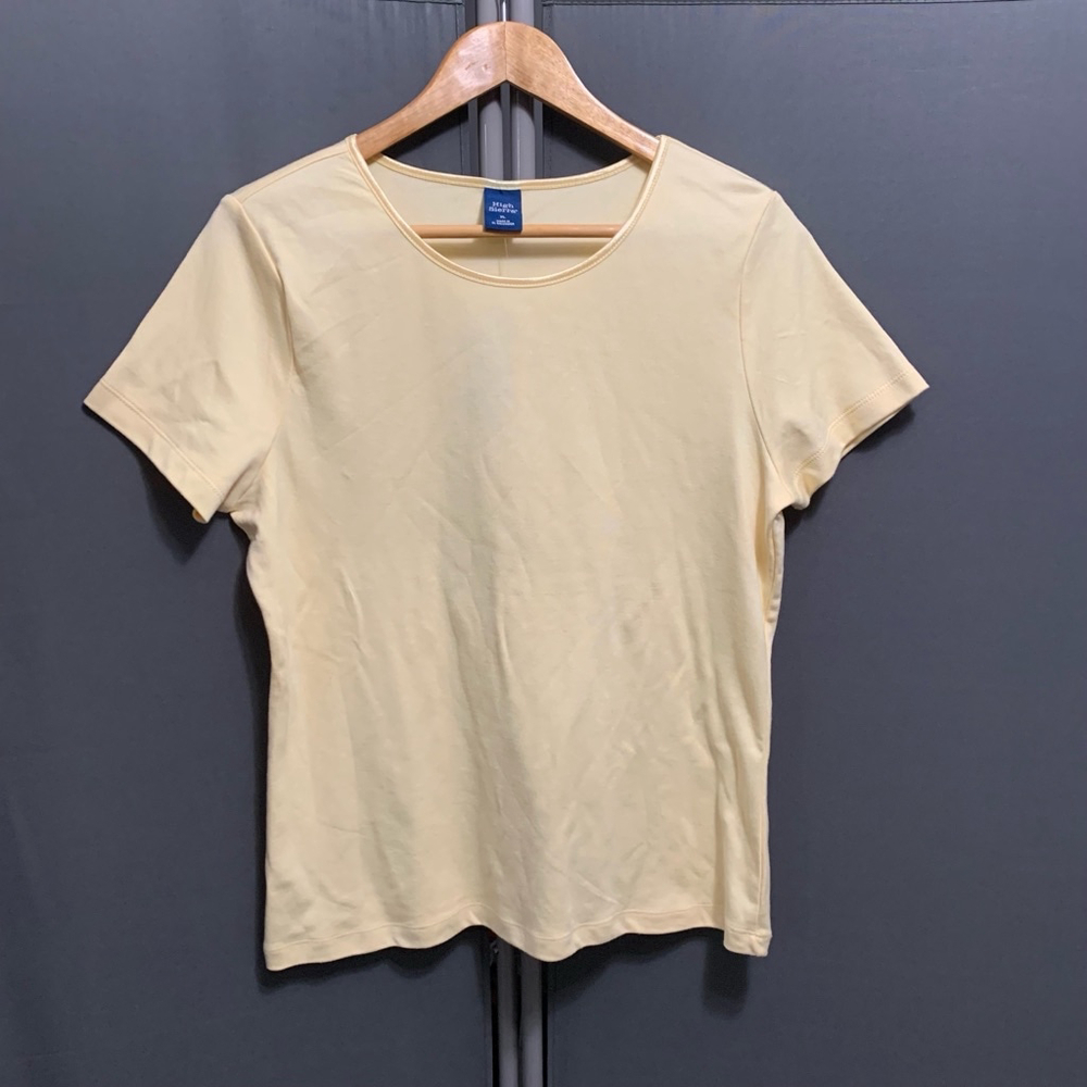 B16- NEW! Women's High Sierra T-Shirt, XL, Pale Yellow